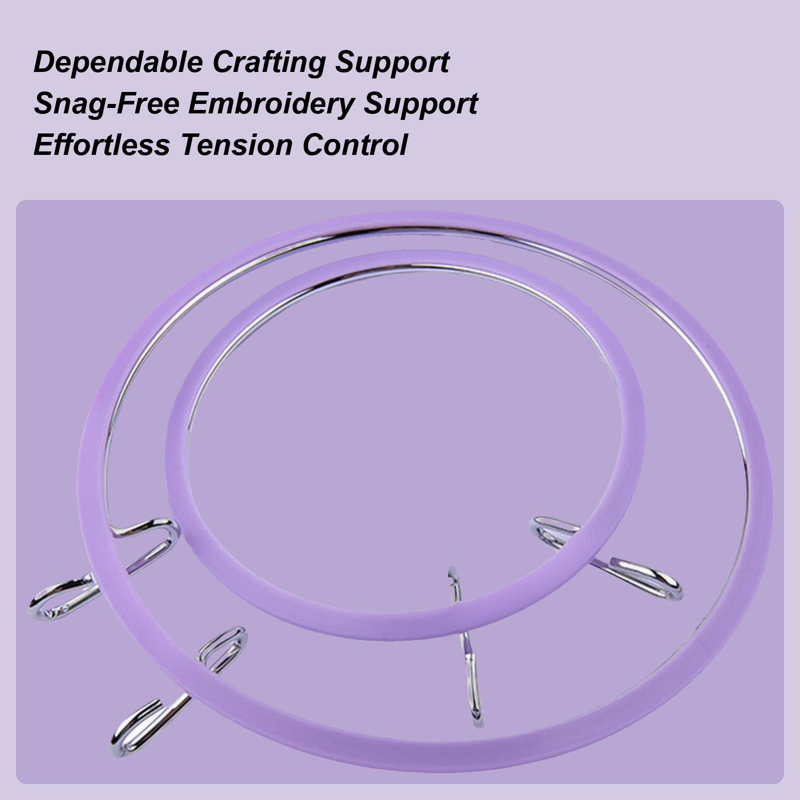 Embroidery Art - Hoop For Cross Stitching Metal Spring