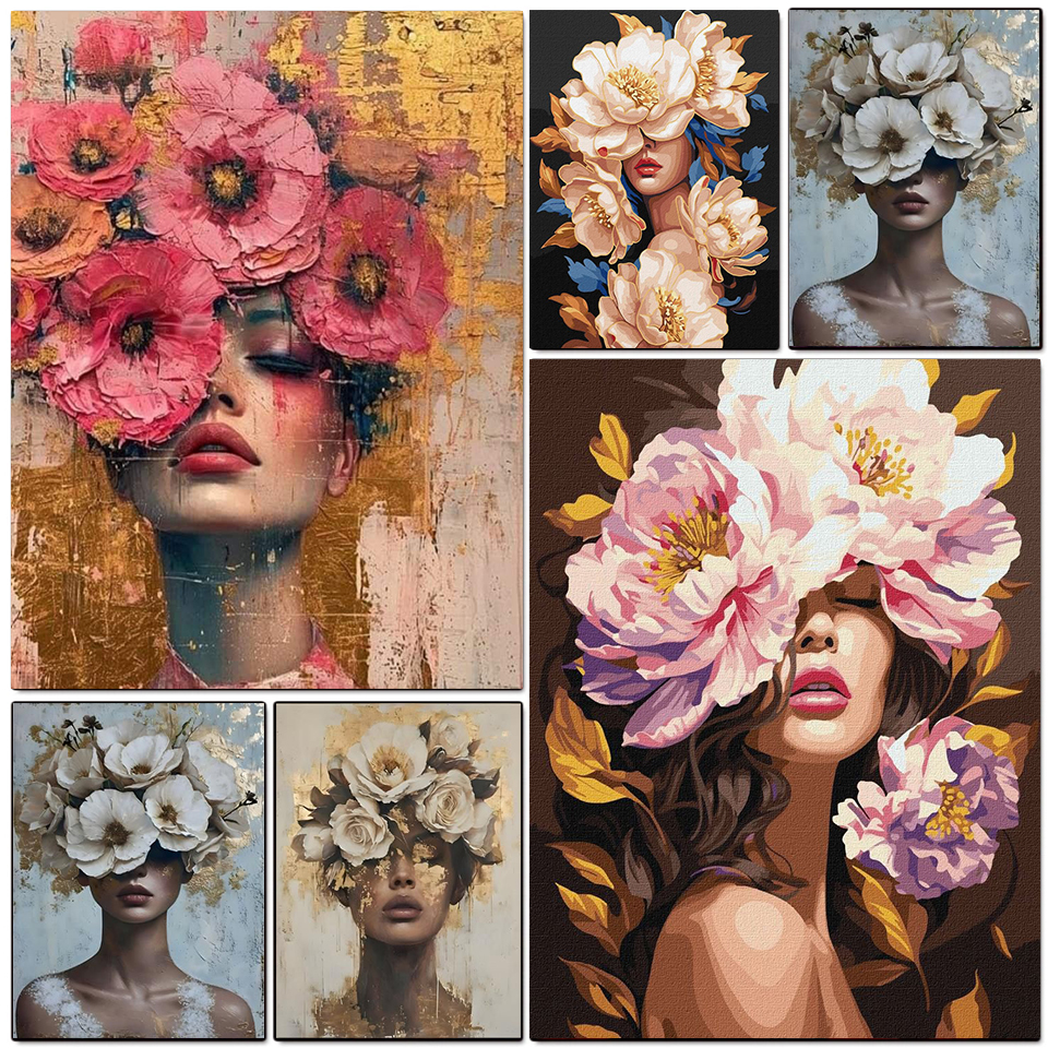 Embroidery Art - Diamond Painting Beauty Girl Diamond Art