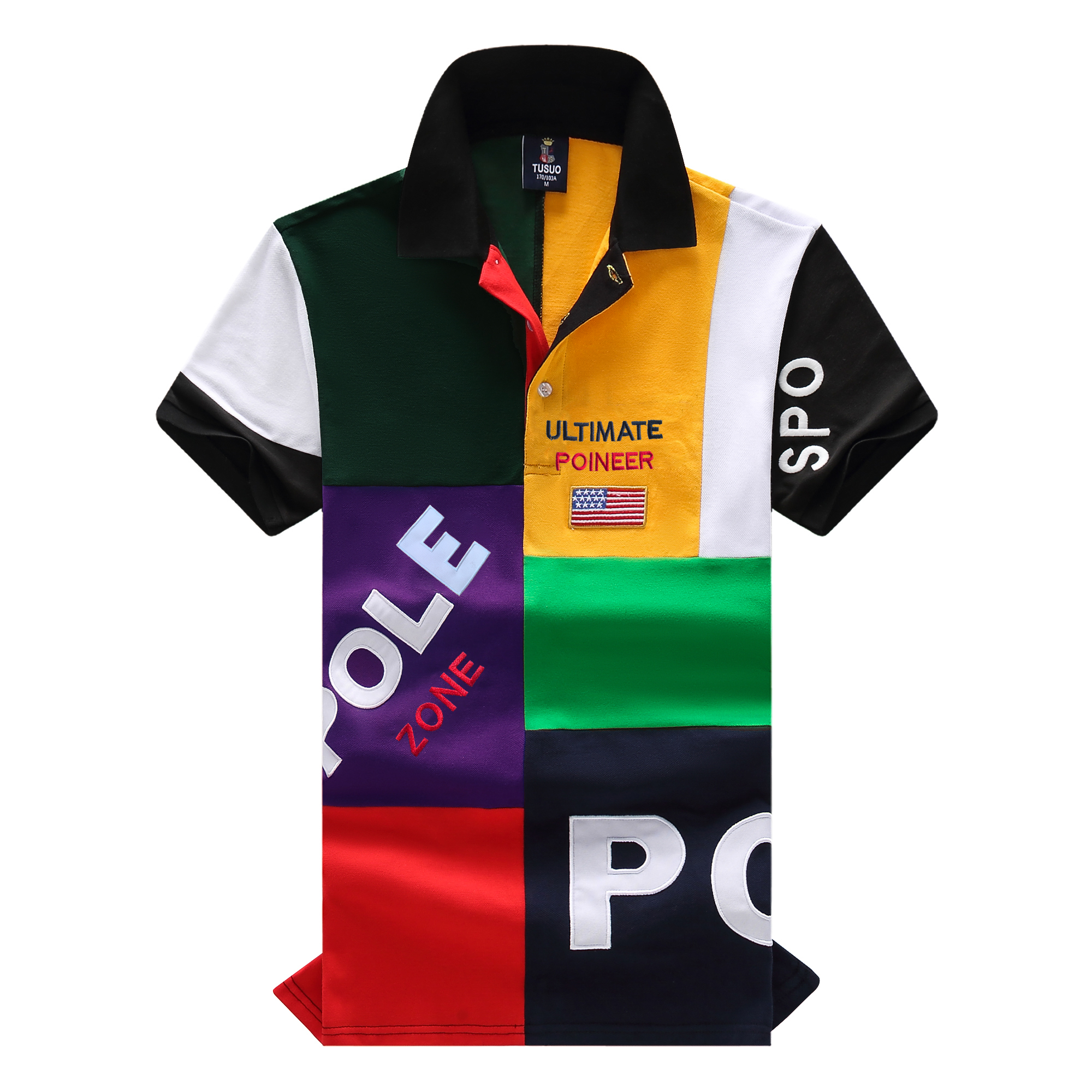 Embroidery Tshirt - Oversized New Men's Polo T Shirt