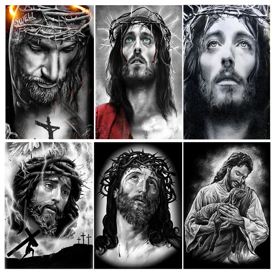 Embroidery Jesus - Jesus 5D DIY Diamond Painting Kit