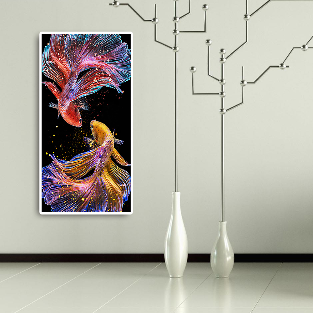 Embroidery Fish - Colorful Fish Full Round 5D DIY