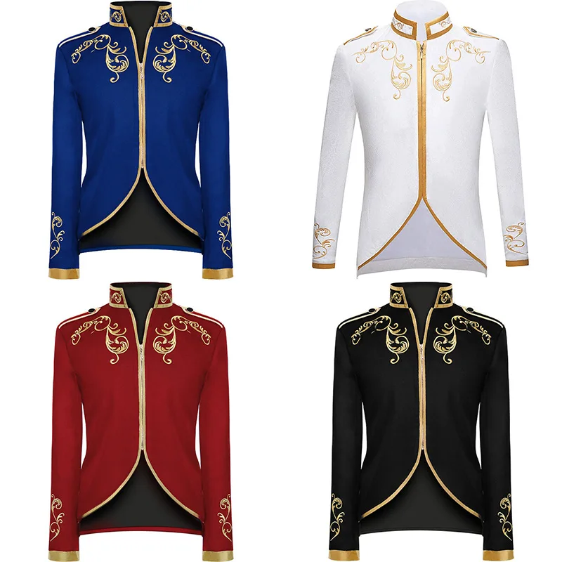 Embroidery Converter - Men's Victorian Vintage Medieval Jacket Coat
