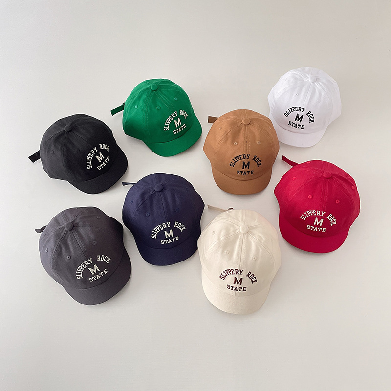 Embroidery Garments - RAISE Casual Letter Cap Baby Simple