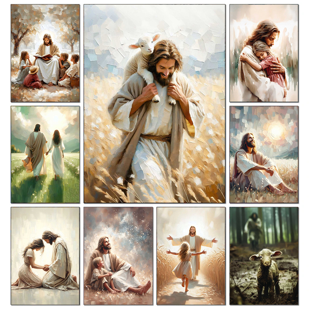 Embroidery Jesus - Jesus Christ Diamond Art Painting Christian