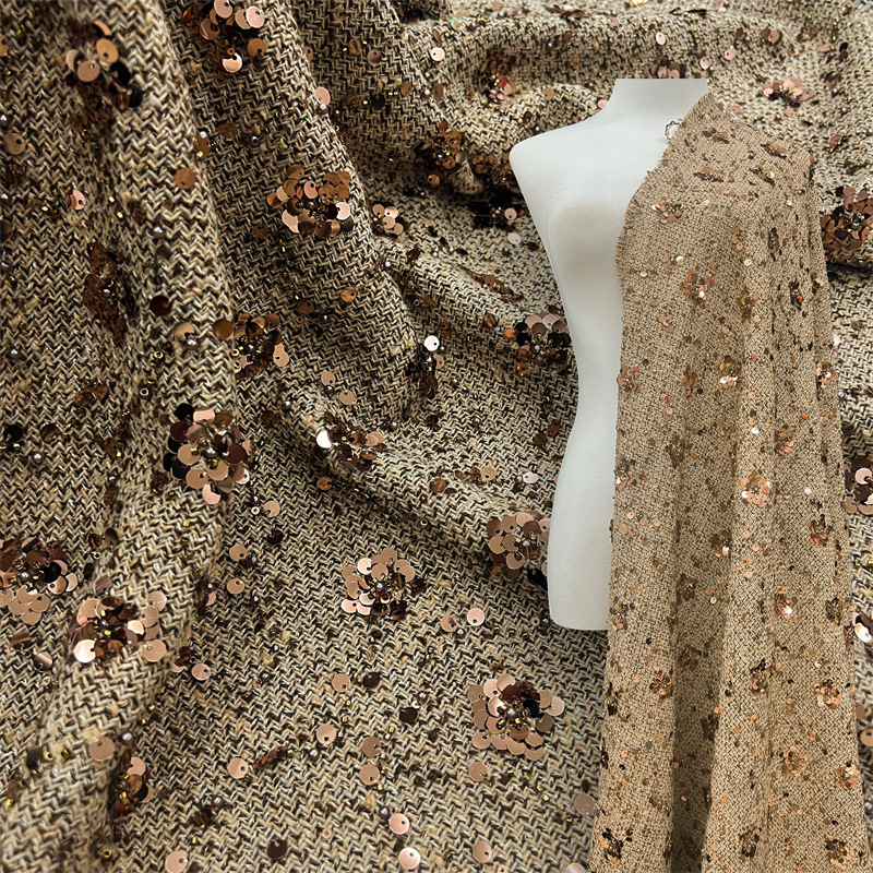 Embroidery Bag - 1 yard Heavy industry sequin embroidery