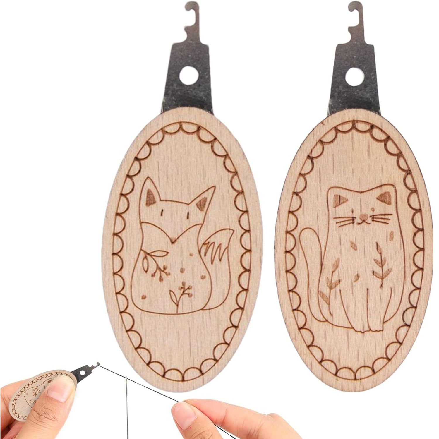 2pcs/set Needle Threaders Easy – Embroidery Converter Bewertung und Preis