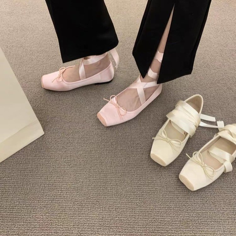 Women Flats Bow Marie Janes Sh – Embroidery Designer Bewertung und Preis
