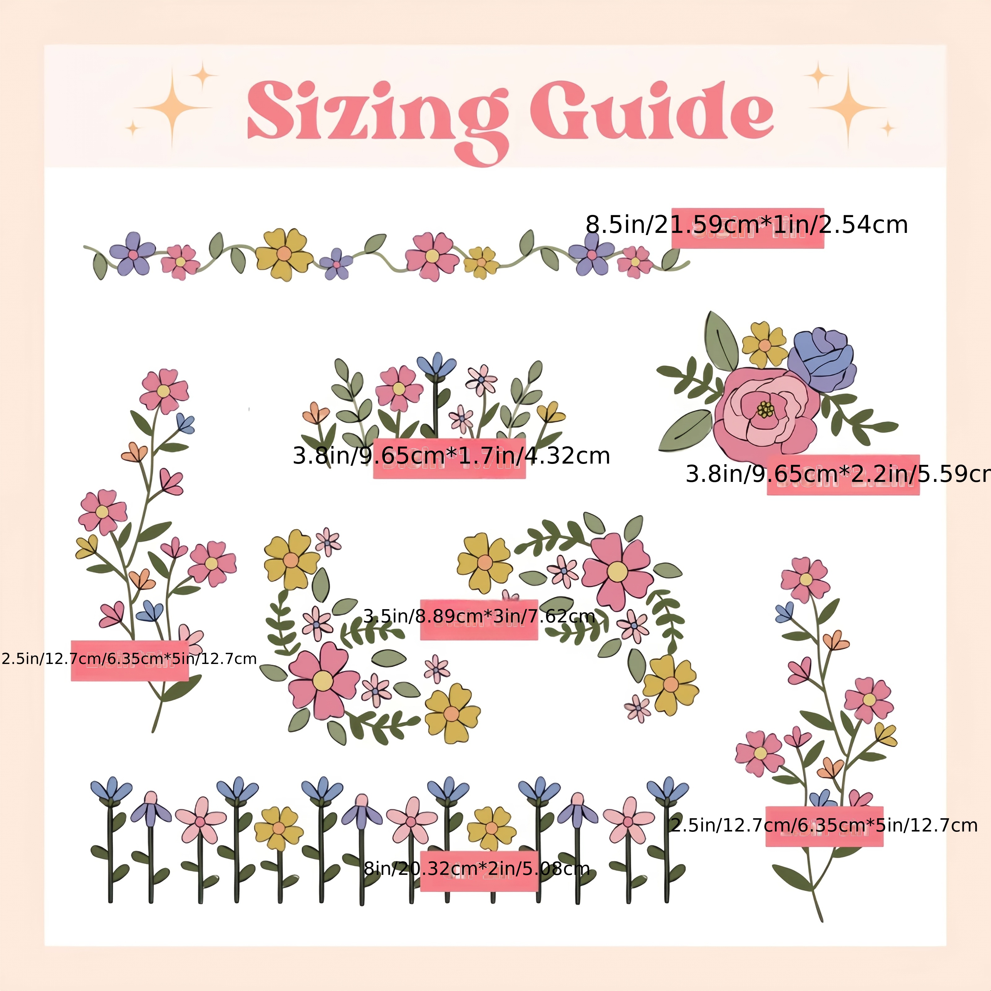1 Set of 8pcs Colorful Graphic – Embroidery Meaning Bewertung und Preis