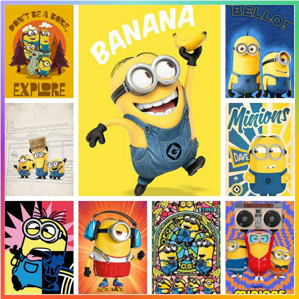 Cartoon Lovely Cute-M-Minions  – Embroidery Ideas Bewertung und Preis