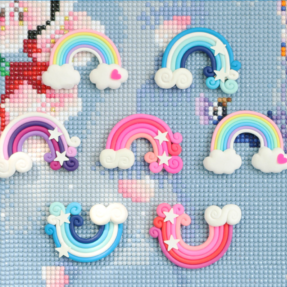 1PC Cute Rainbow Shape Diamond – Embroidery Art Bewertung und Preis