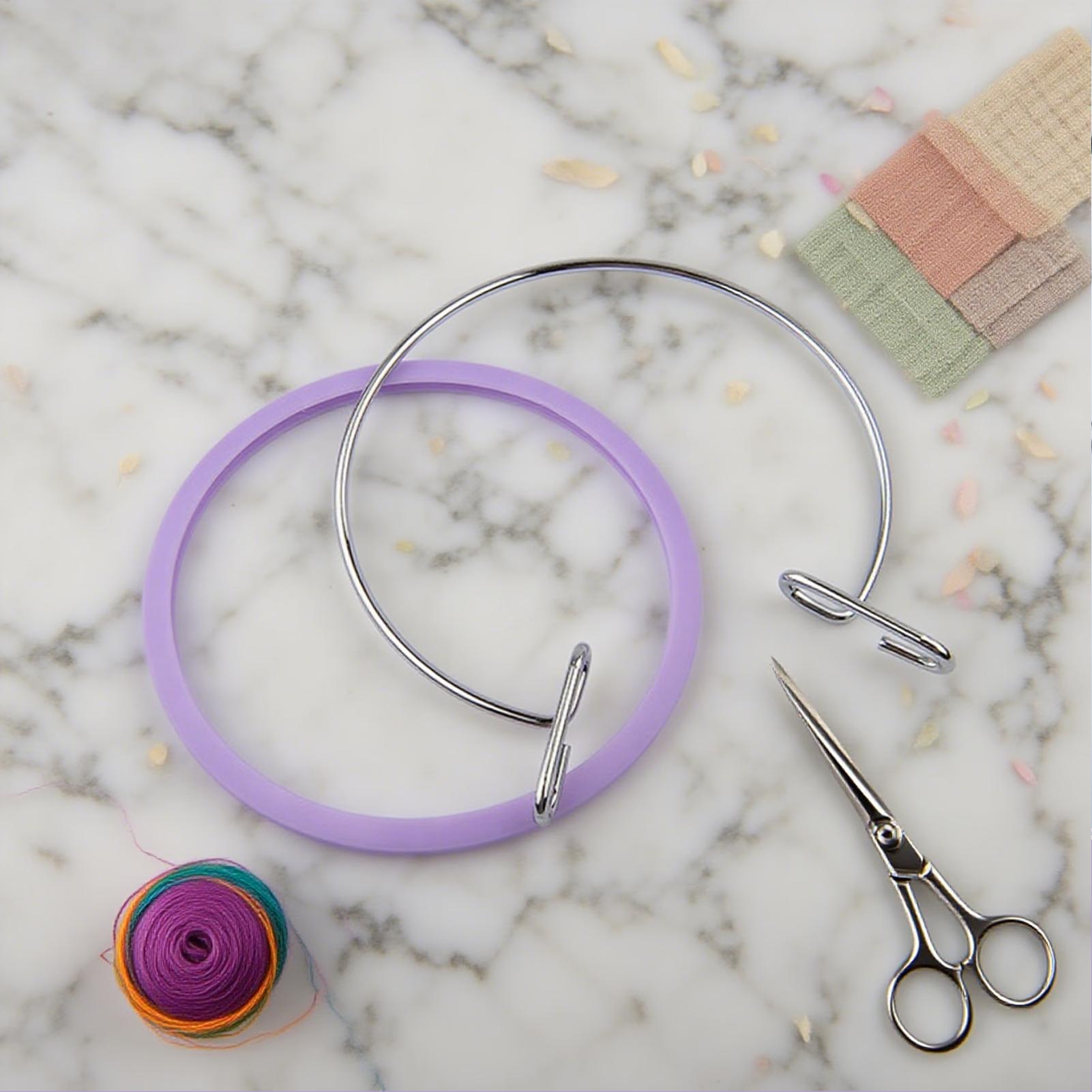 Hoop For Cross Stitching Metal – Embroidery Art Bewertung und Preis
