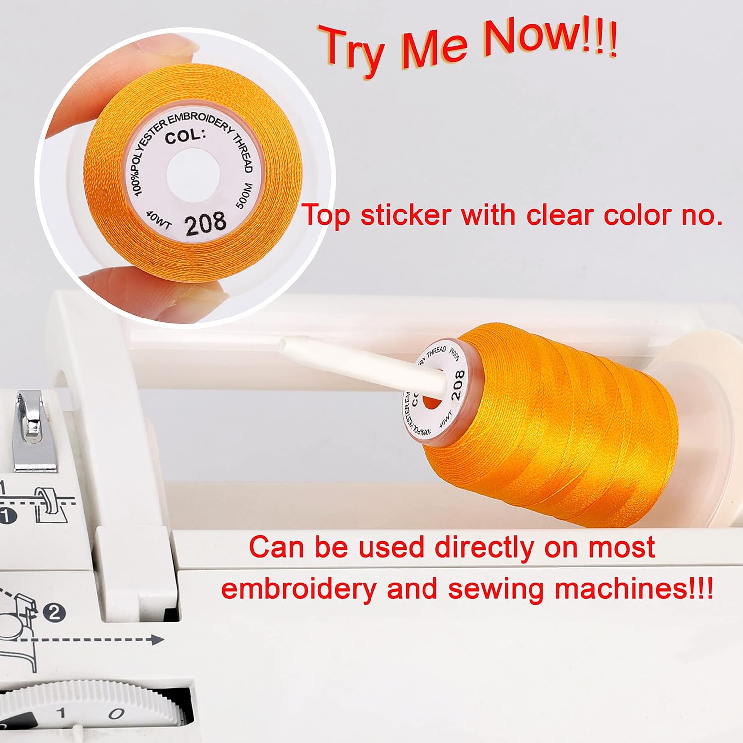 63 Spools Polyester Embroidery – Embroidery Kit Bewertung und Preis