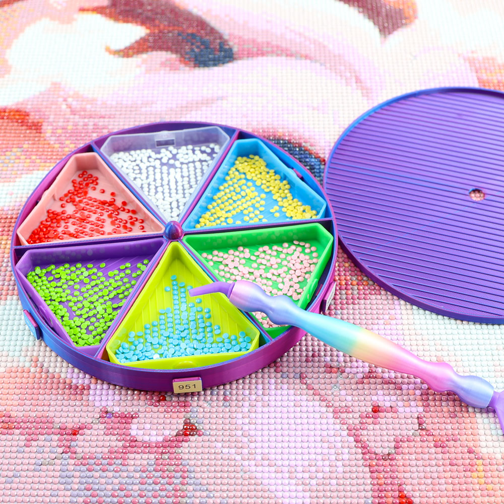 Rotation Beads Tray Organizer  – Embroidery Kit Starter Bewertung und Preis