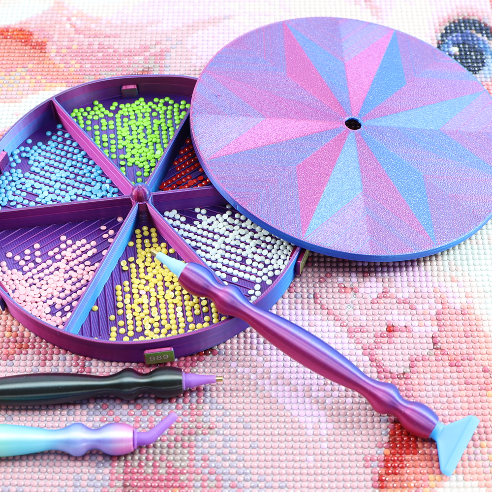 Rotation Beads Tray Organizer  – Embroidery Kit Starter Bewertung und Preis