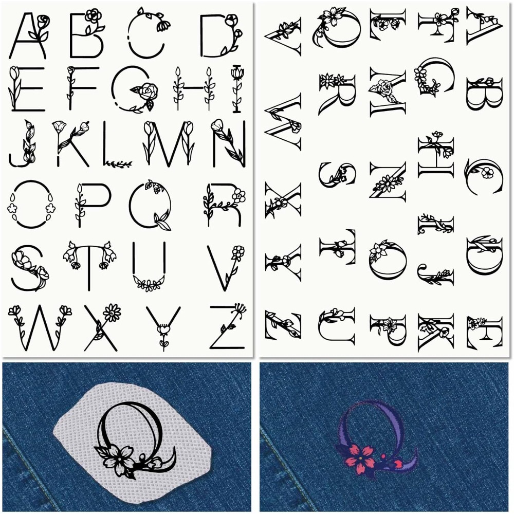 Letter A-Z Water Soluble Embro – Embroidery Kit Bewertung und Preis