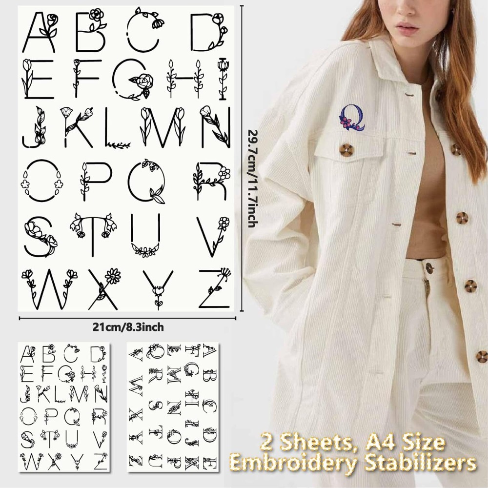 Letter A-Z Water Soluble Embro – Embroidery Kit Bewertung und Preis