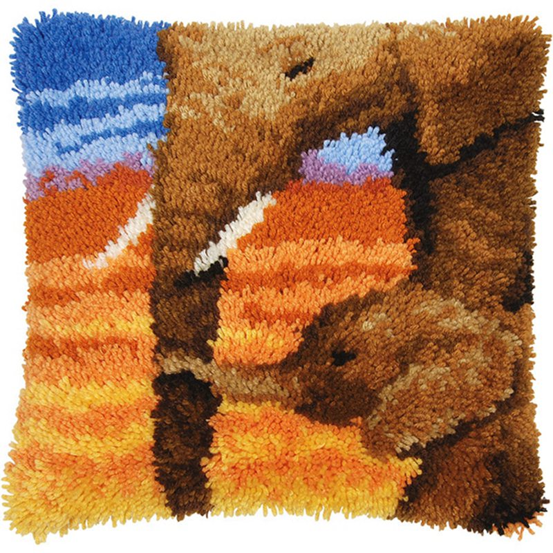 Latch Hook Kit Pillow Embroide – Embroidery Meaning Bewertung und Preis