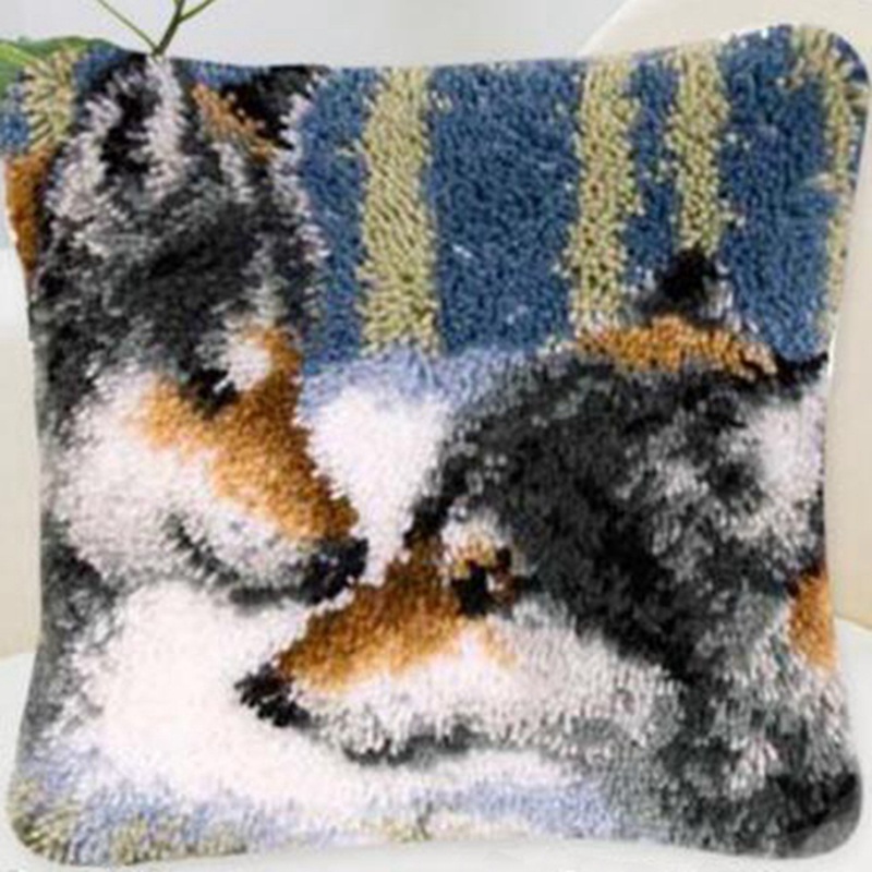 Latch Hook Kit Pillow Embroide – Embroidery Meaning Bewertung und Preis