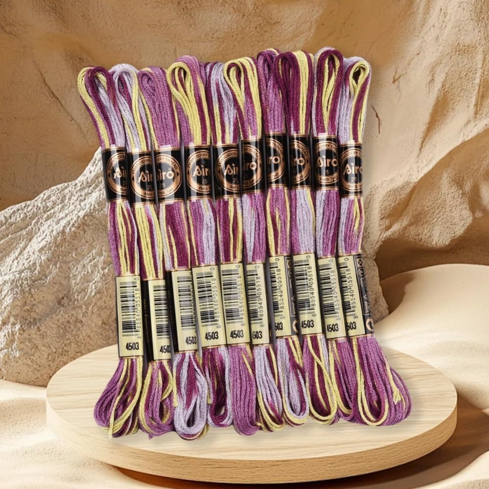 6 Strands Purple Variegated Em – Embroidery Kit Bewertung und Preis