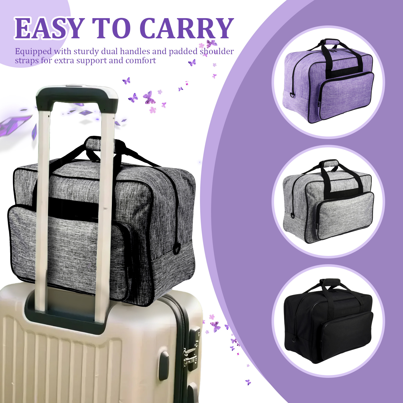 Sewing Machine Carrying Case w – Embroidery Removal Bewertung und Preis