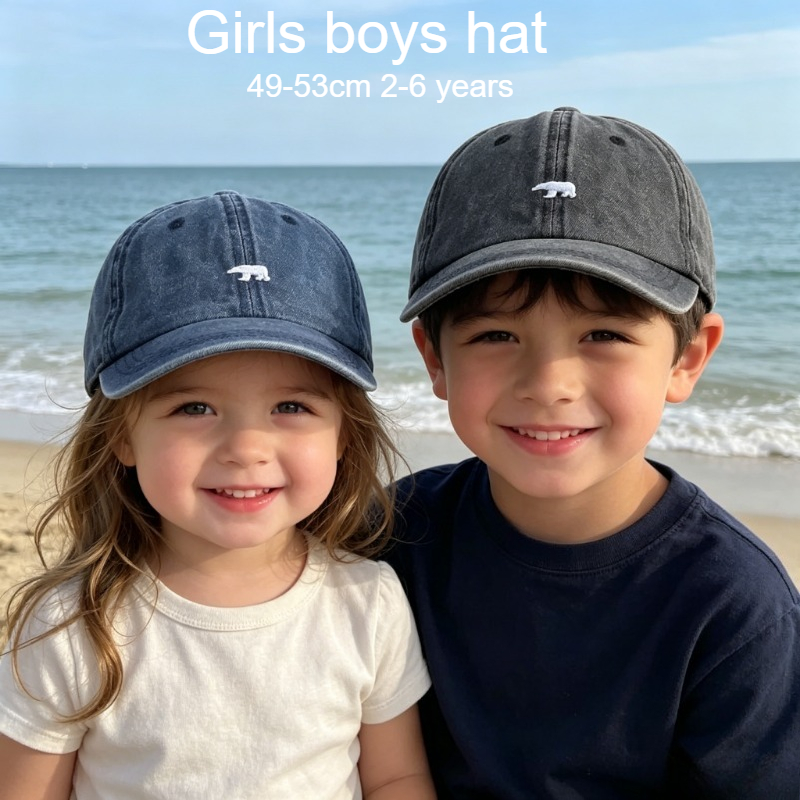 Kids Baseball Cap 49-53cm 2-6  – Embroidery Garments Bewertung und Preis