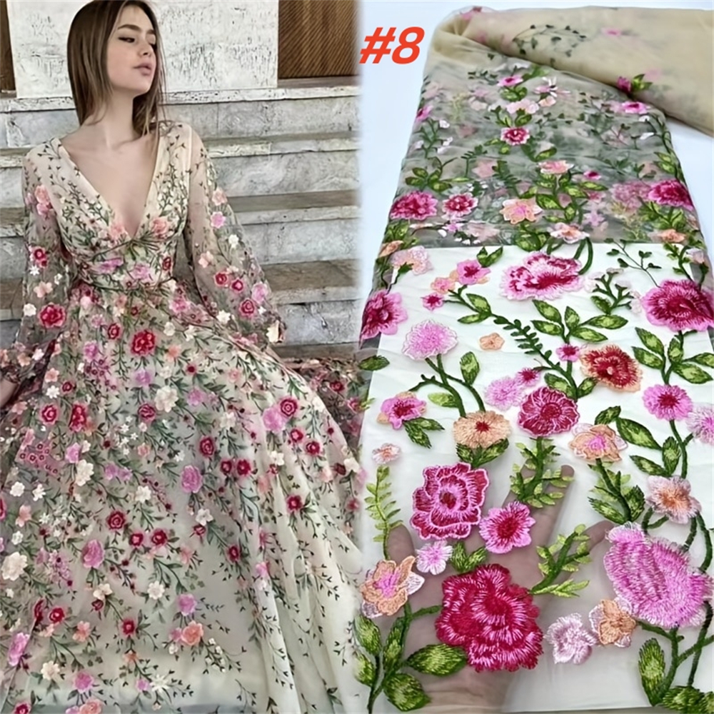 Wholesale French Luxury Mesh E – Embroidery Net Dress Bewertung und Preis
