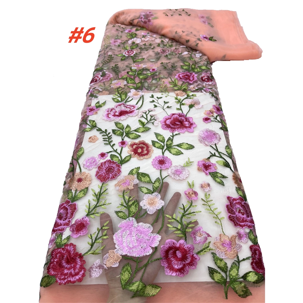 Wholesale French Luxury Mesh E – Embroidery Net Dress Bewertung und Preis