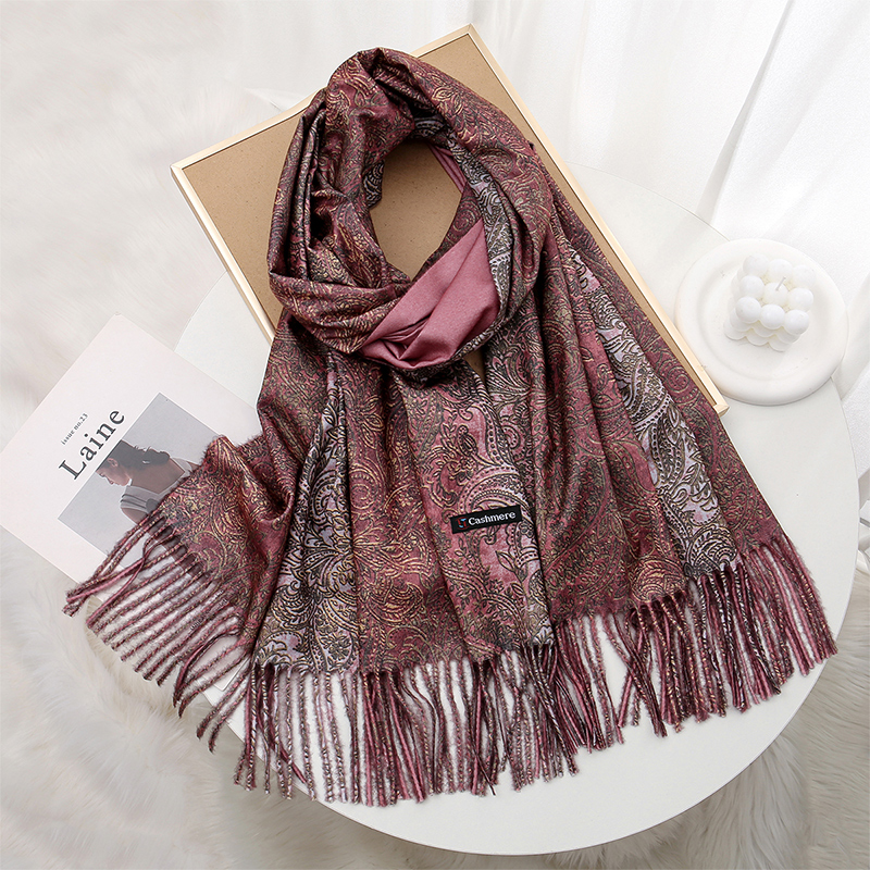Luxury Paisley Pashmina Shawl  – Embroidery Hijab Bewertung und Preis