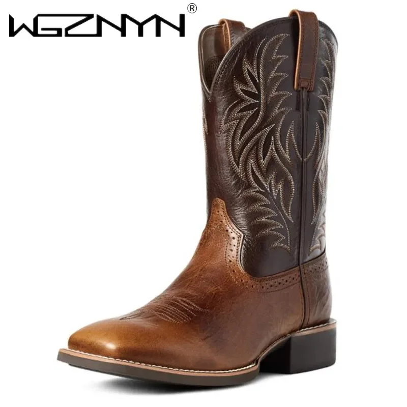 Men High Boots Embroidery Retr – Embroidery Designer Bewertung und Preis