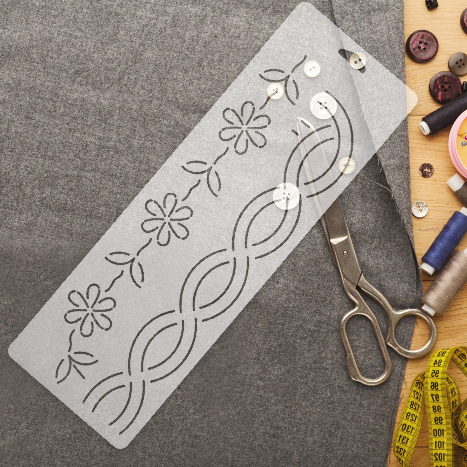2Pcs Quilting Templates Set Tr – Embroidery Tools Bewertung und Preis