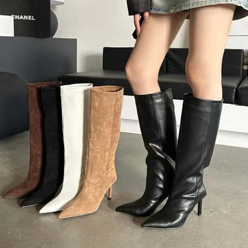 Luxury Women Long Boots Fashio – Embroidery Designer Bewertung und Preis
