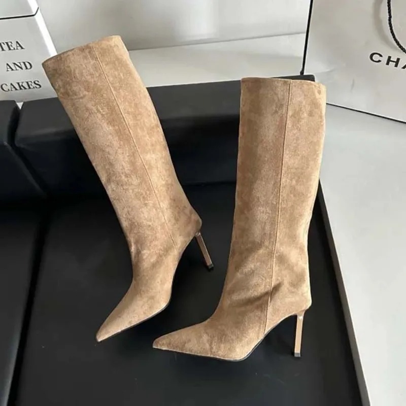 Luxury Women Long Boots Fashio – Embroidery Designer Bewertung und Preis