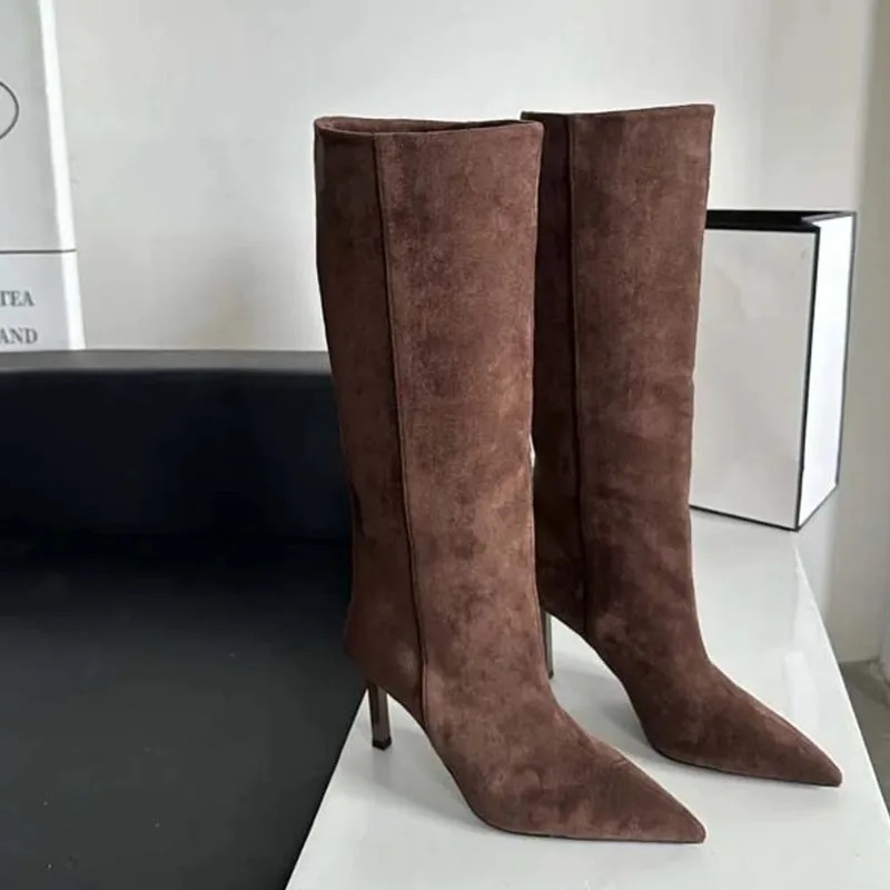 Luxury Women Long Boots Fashio – Embroidery Designer Bewertung und Preis