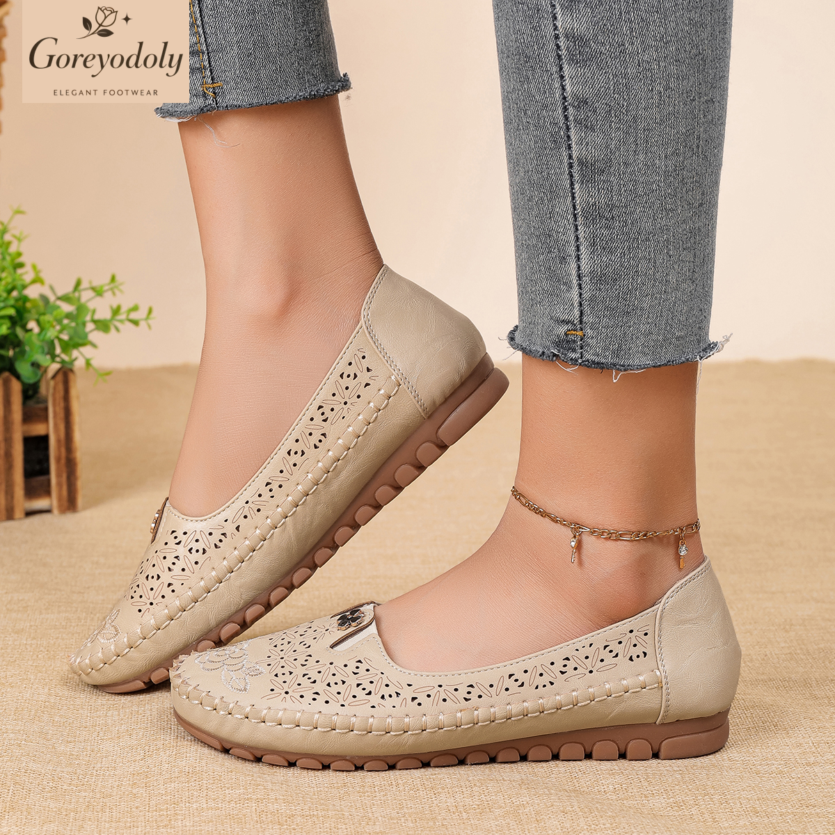 Goreyodoly women loafers flora – Embroidery Designer Bewertung und Preis