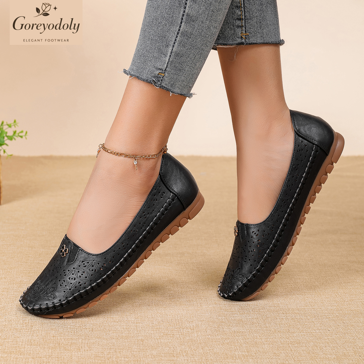 Goreyodoly women loafers flora – Embroidery Designer Bewertung und Preis