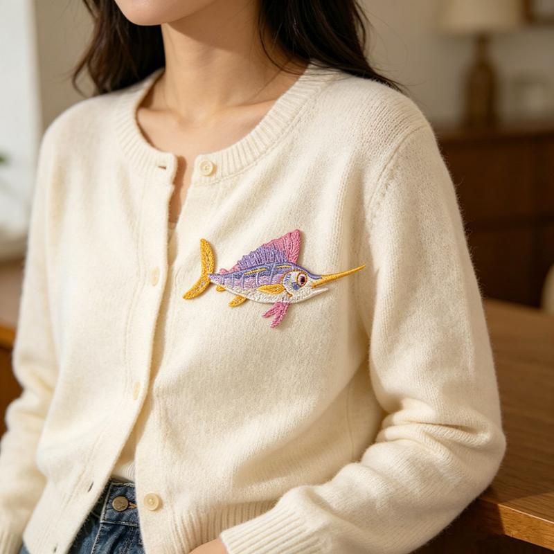 Dolphin Jellyfish Summer Sea F – Embroidery Fish Bewertung und Preis