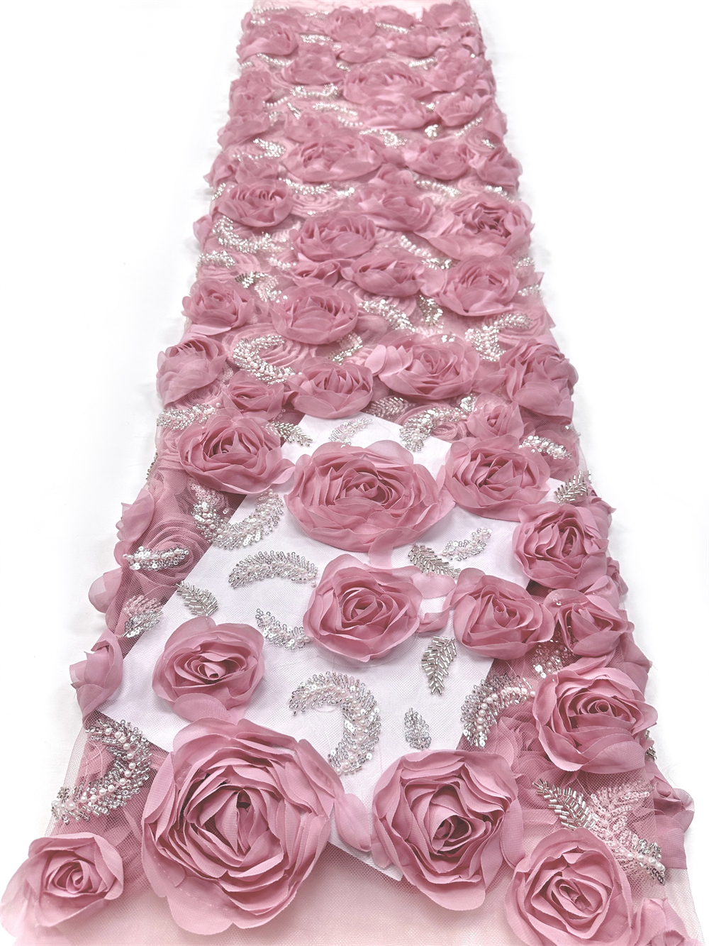 High quality,Beads With 3D Flo – Embroidery Net Dress Bewertung und Preis
