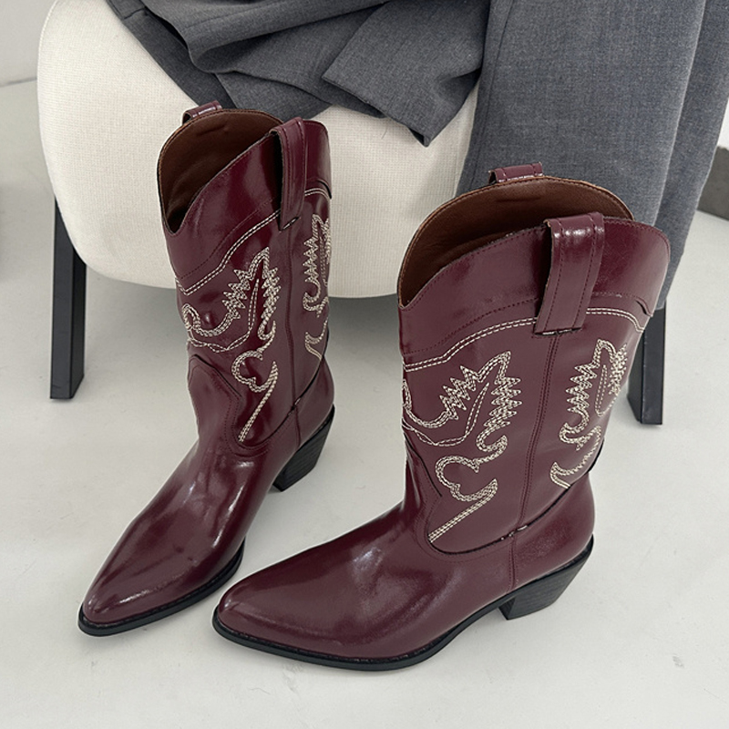 Liyke Designer Wine Red Leathe – Embroidery Designer Bewertung und Preis