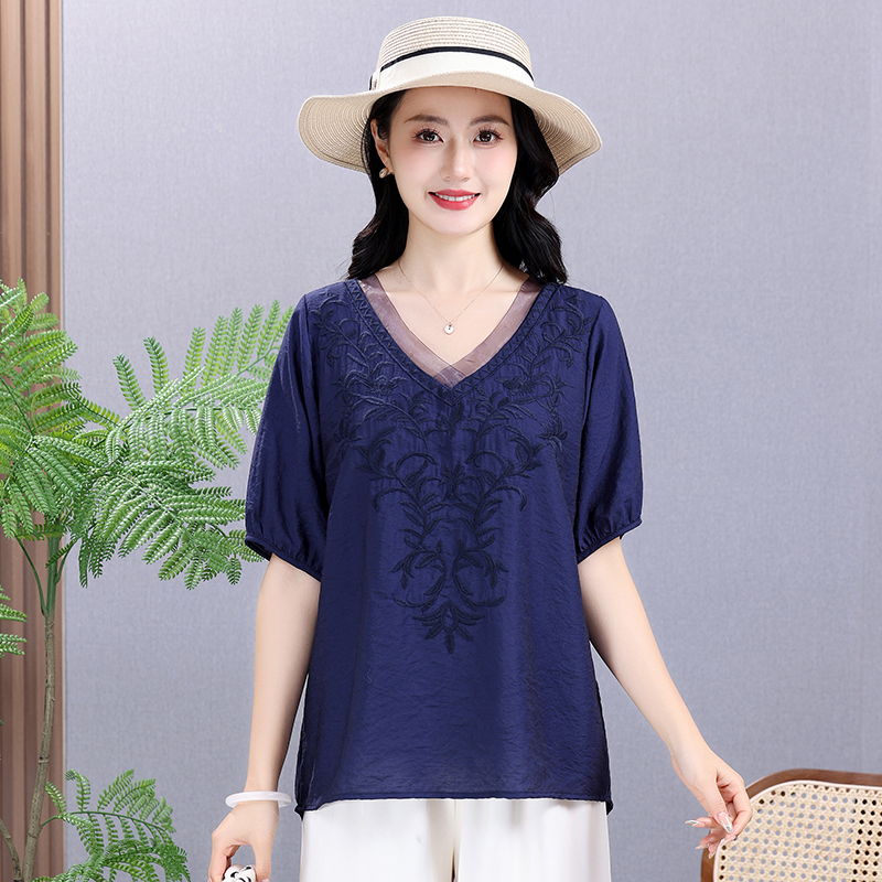 Summer Elastic Tee Shirt Solid – Embroidery Tshirt Bewertung und Preis