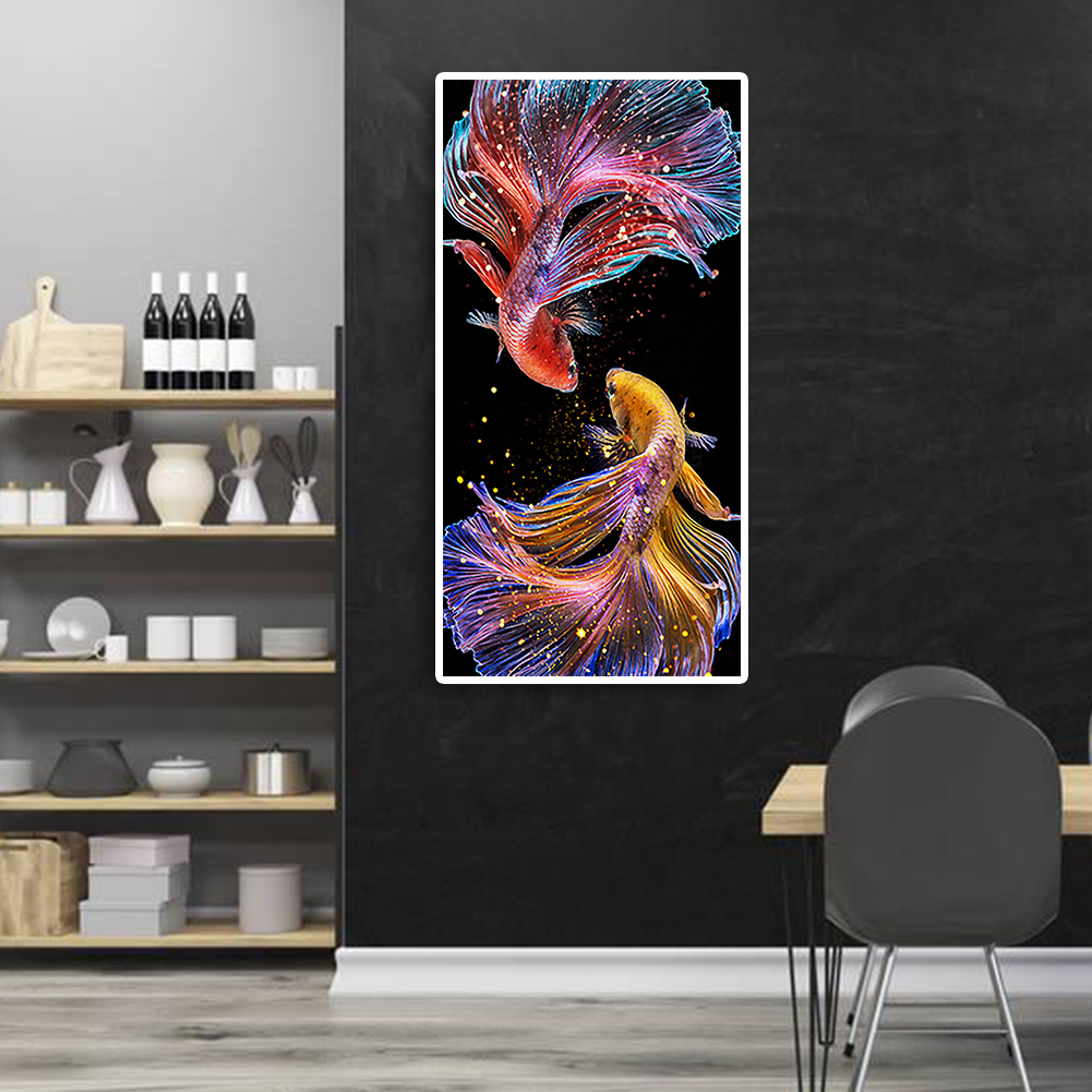 Colorful Fish Full Round 5D DI – Embroidery Fish Bewertung und Preis
