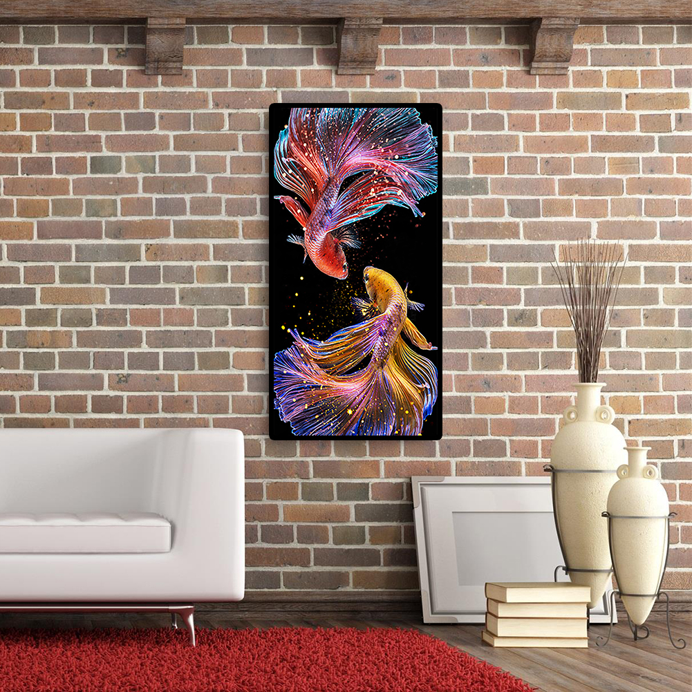 Colorful Fish Full Round 5D DI – Embroidery Fish Bewertung und Preis