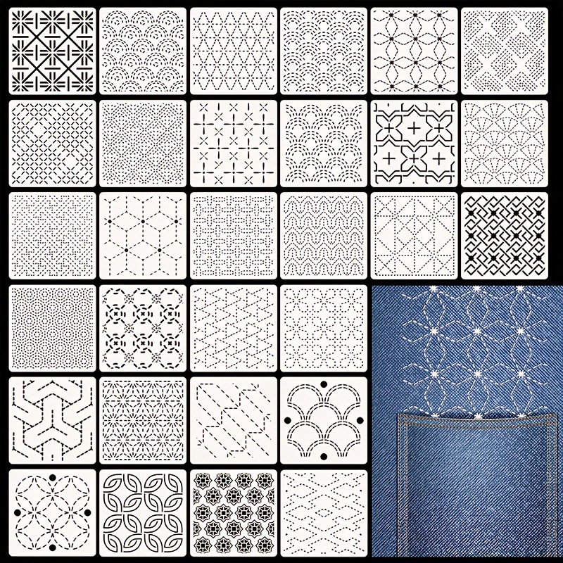 30Pcs Embroidery Templates DIY – Embroidery Ideas Bewertung und Preis