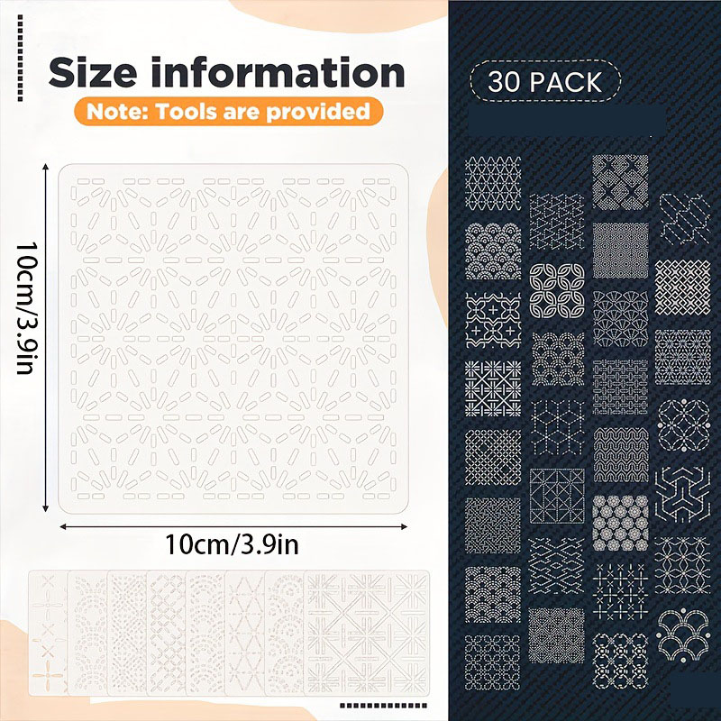 30Pcs Embroidery Templates DIY – Embroidery Ideas Bewertung und Preis