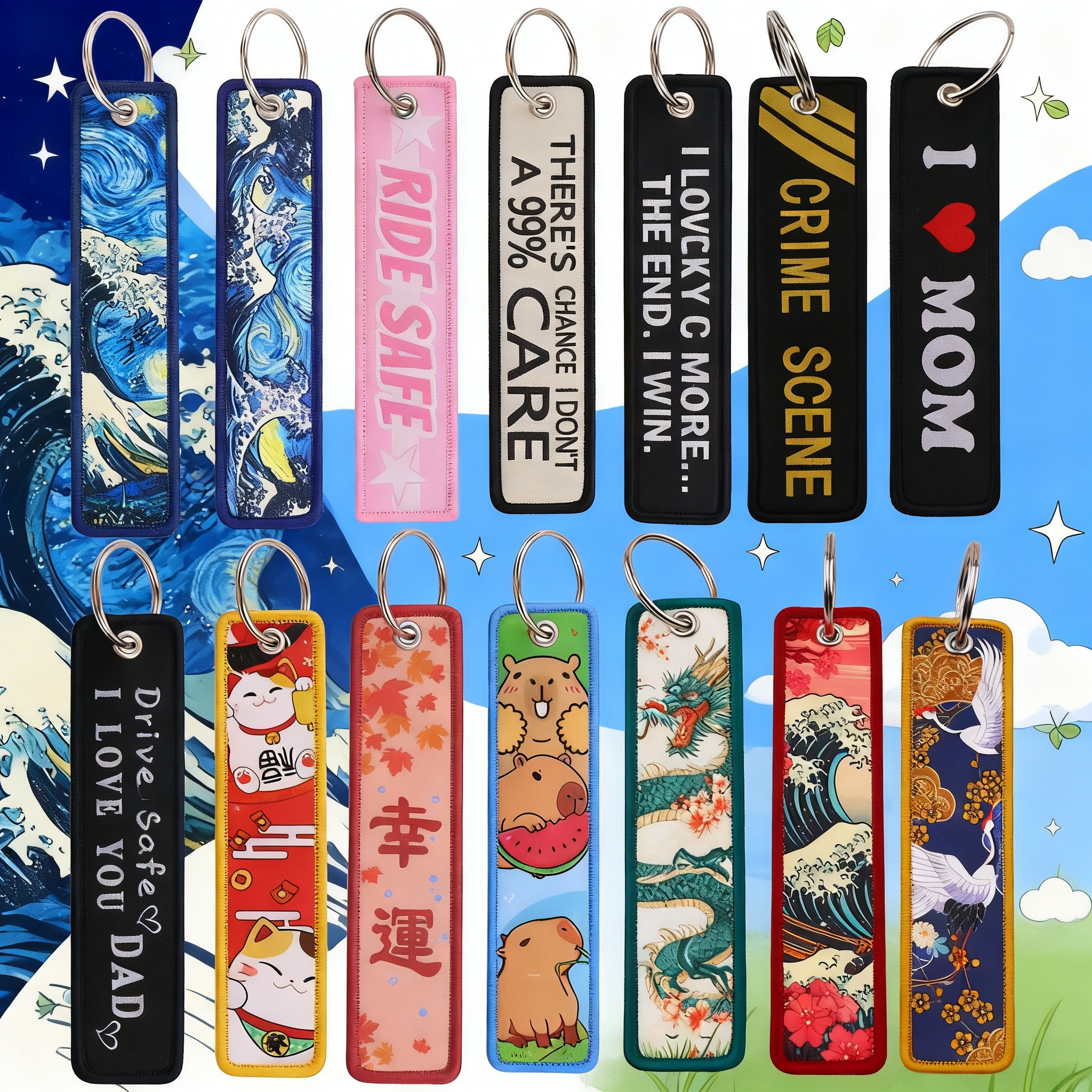 Van Gogh Embroidery Key Fobs K – Embroidery Fish Bewertung und Preis