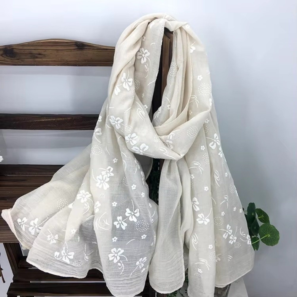 Retro Foulard Hijab Elegant Th – Embroidery Hijab Bewertung und Preis