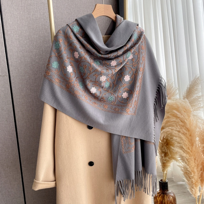 2025 New Embroidery Cashmere S – Embroidery Hijab Bewertung und Preis