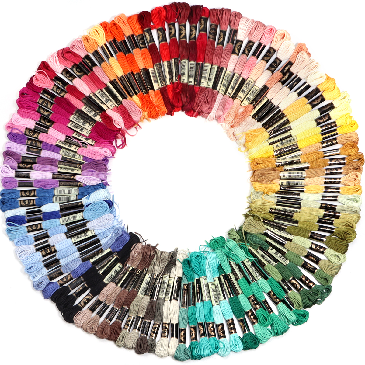 6Pcs/Lot Multicolor Polyester  – Embroidery Kit Bewertung und Preis