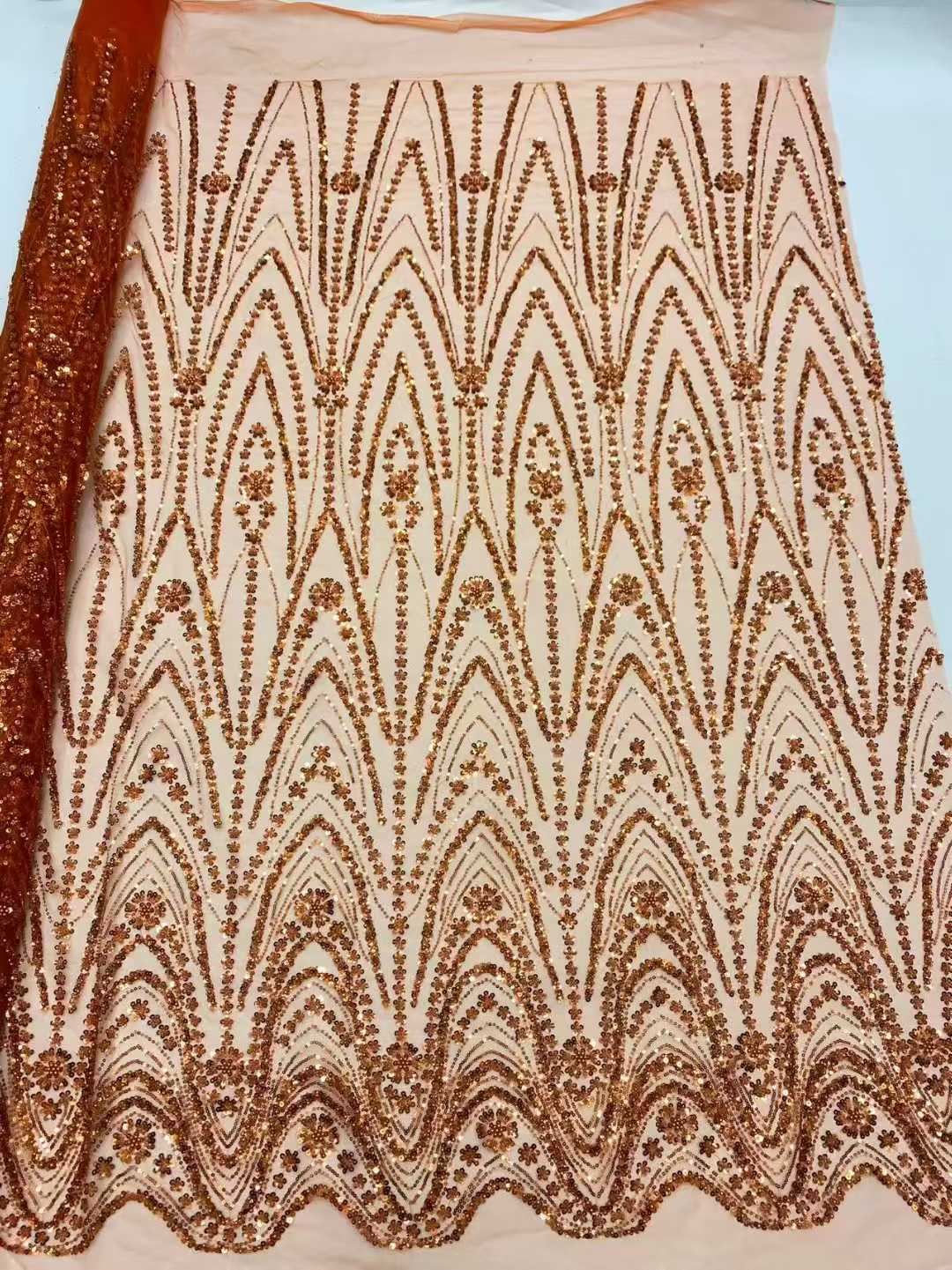 2026 African Nigerian High-Qua – Embroidery Net Dress Bewertung und Preis