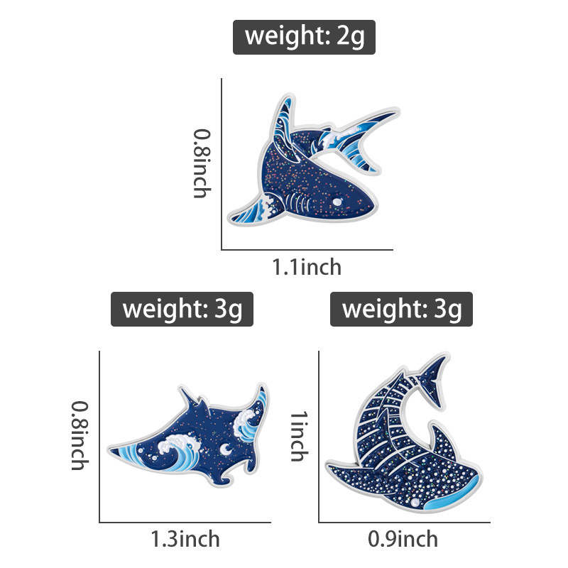 Cartoon marine creatures Ename – Embroidery Fish Bewertung und Preis