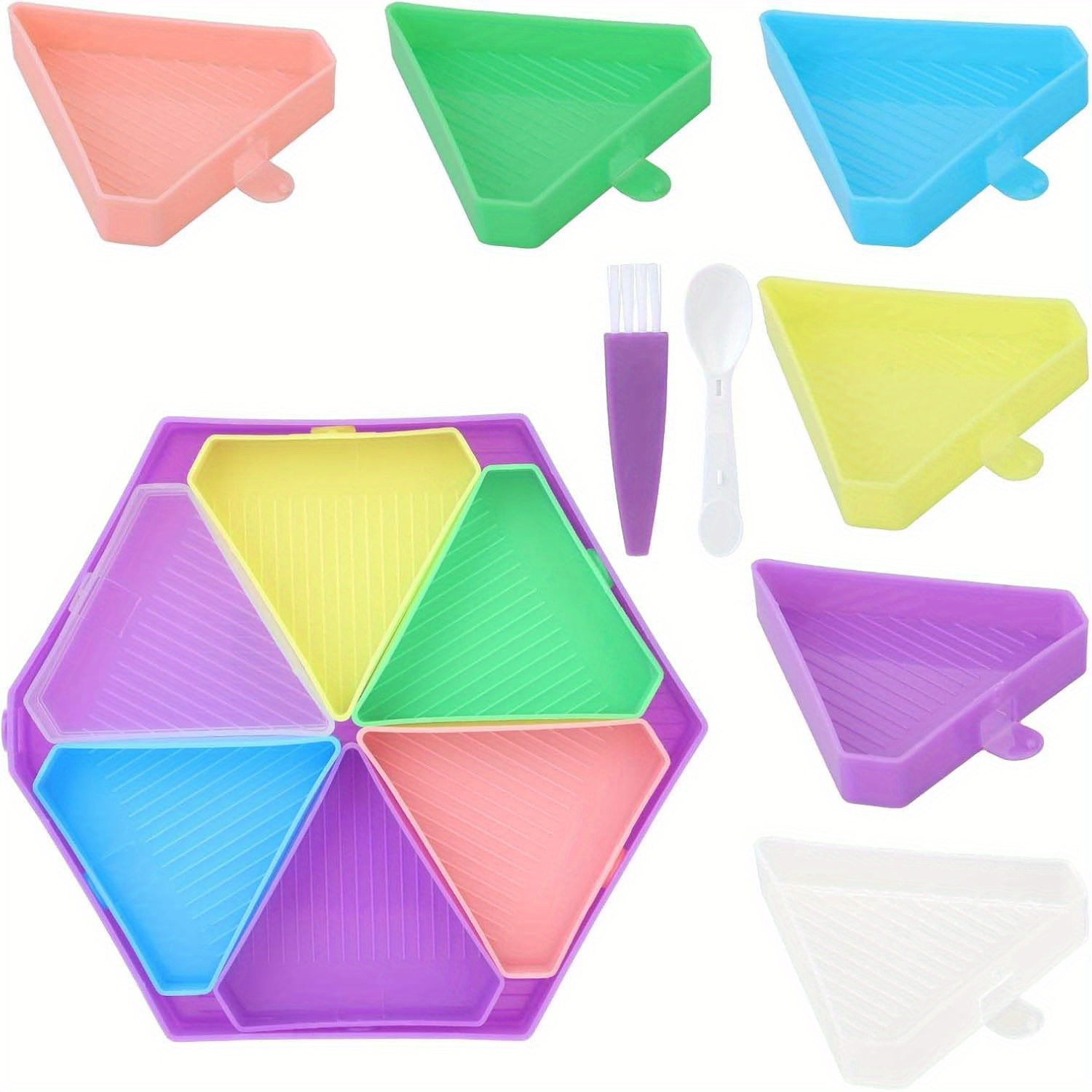 9PCS New Diamond Painting Tray – Embroidery Kit Starter Bewertung und Preis